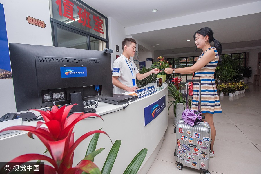 Shared dorms a summer hit for visitors in Chengdu