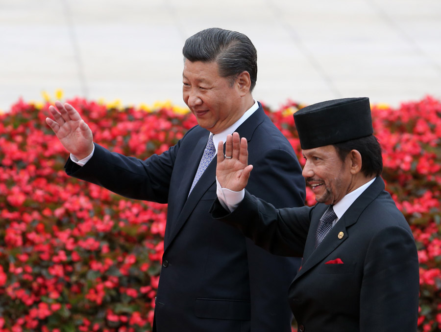 China, Brunei to boost ties