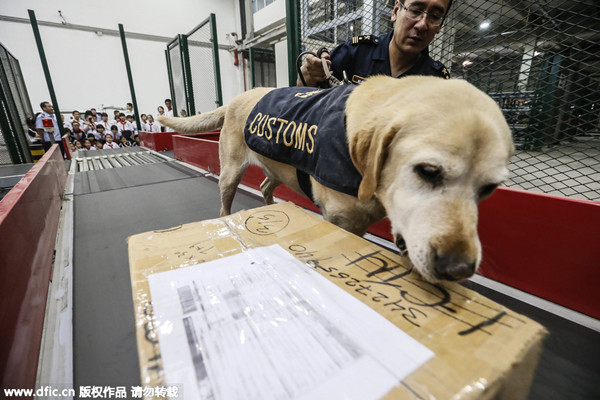 Dangerous material found in 294,000 parcels at airport