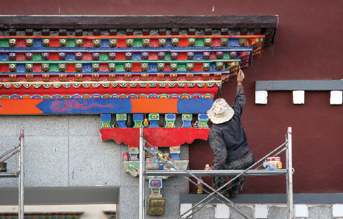 A view from Tibet, the roof of the world