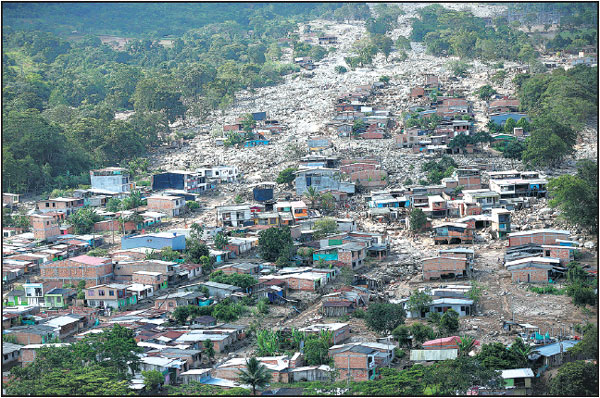 Colombia probes cause of mudslides