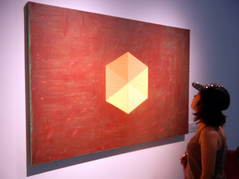 Abstract paintings by Swedish artist displayed in Suzhou