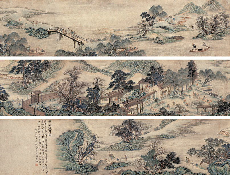 Chinese paintings about Mid-Autumn Festival