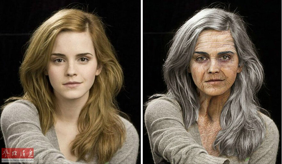 Art imagines celebrities as seniors