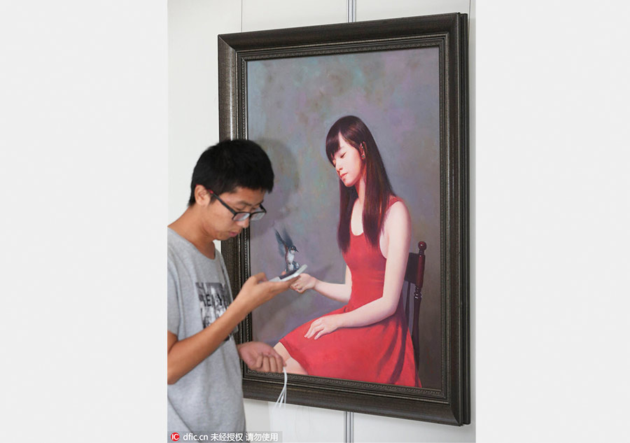 Contemporary DPRK paintings come to Nantong