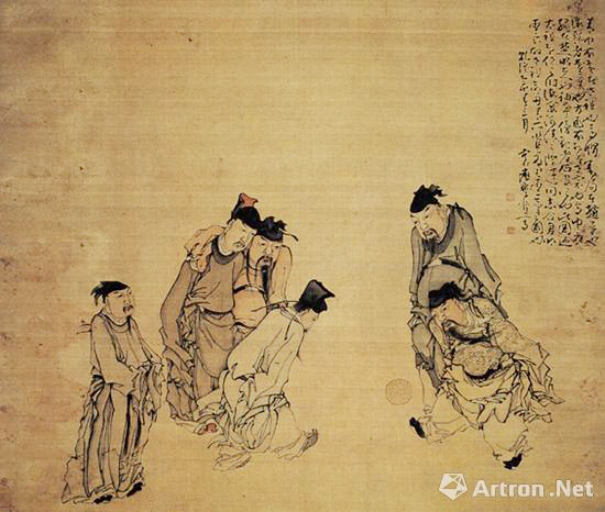 Ancient paintings depict Chinese forerunners of Olympic sports