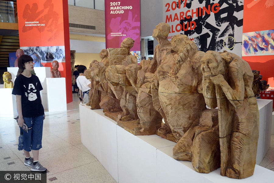 Artworks of graduates on show in Hangzhou