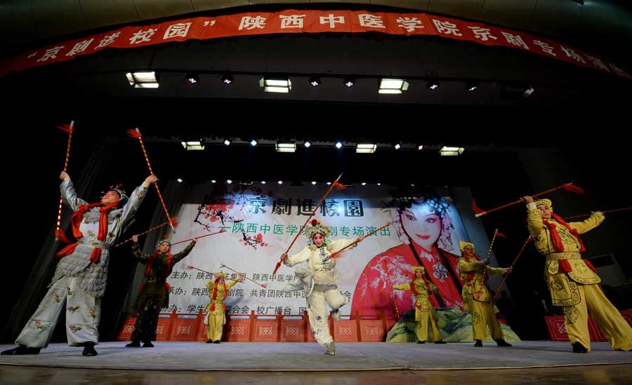 Peking opera performed in Xi'an