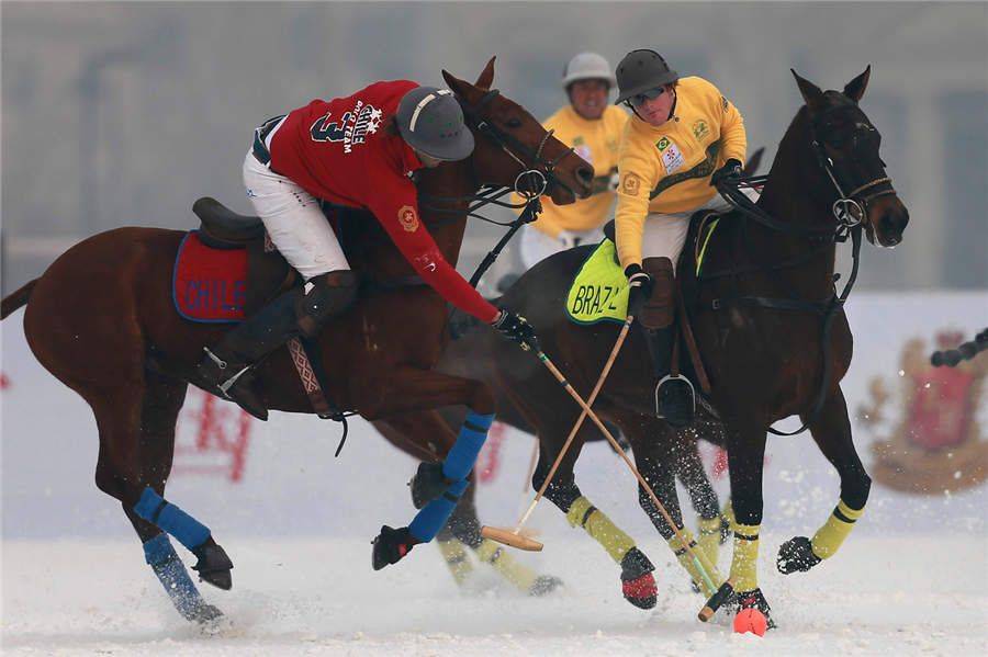 Tianjin hosts Snow Polo World Cup 2014