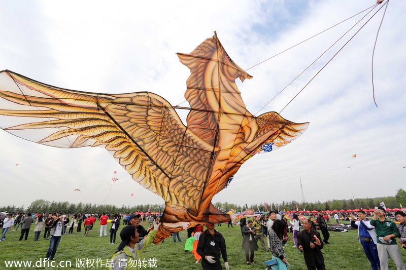 Weifang hosts annual kite festival