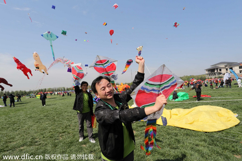 Weifang hosts annual kite festival