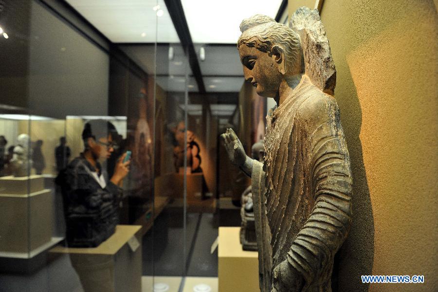 Indian cultural masterworks displayed in Shanxi