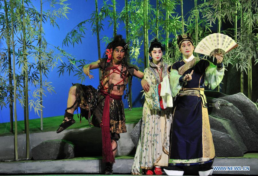 Peking opera 'Rashomon' rehearsed in Taipei