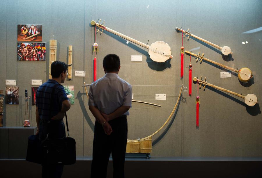 NCPA hosts bamboo instrument exhibition