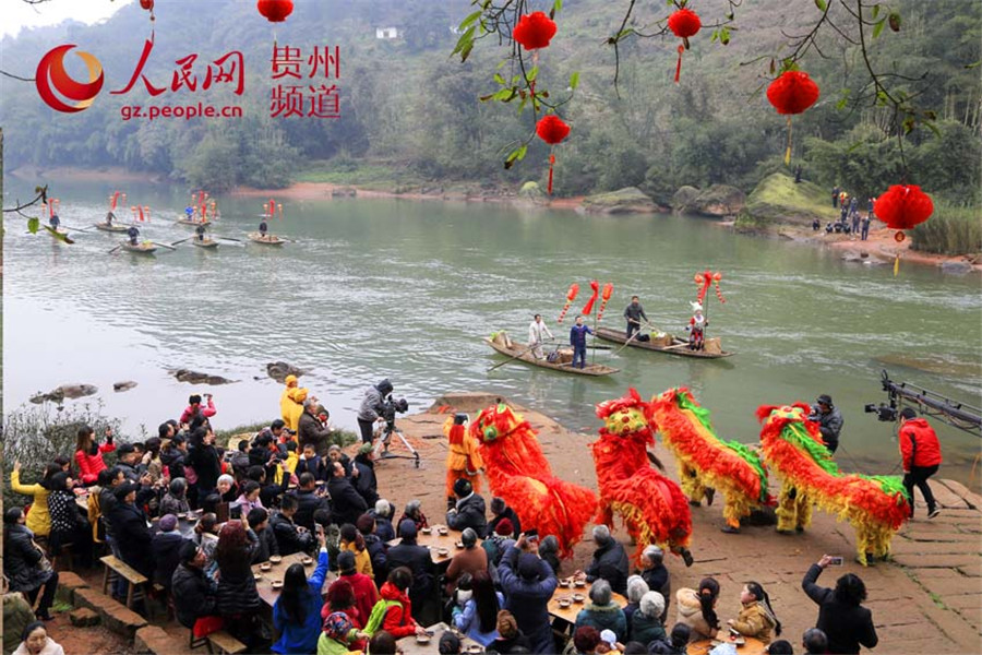 'Long Street Banquet' in Datong ancient town