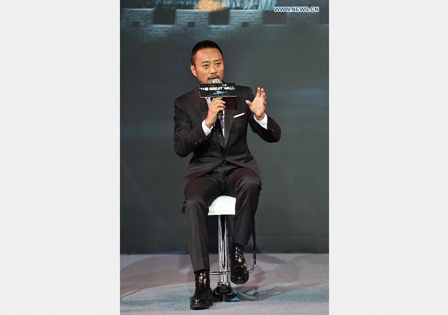 Movie 'The Great Wall' promoted in Beijing