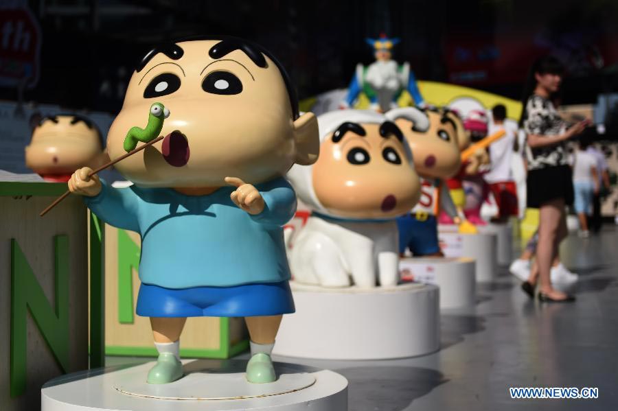 Crayon Shin-chan Cartoon exhibition held in NE China