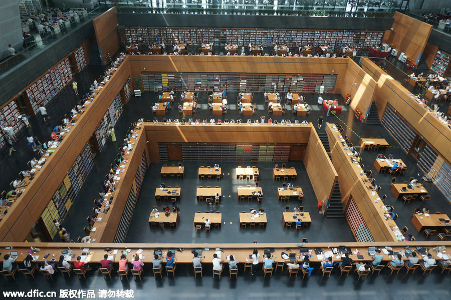 National library sees numbers increase as temperature rises