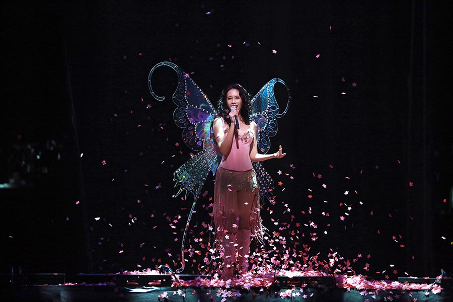 Karen Mok performs in Taipei