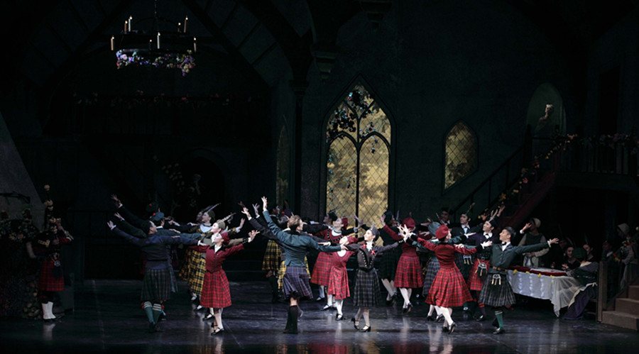 Dancers from Denmark and China perform classic ballet