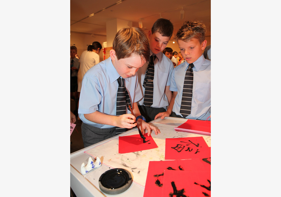 Australian school kids enjoy lunar New Year celebrations