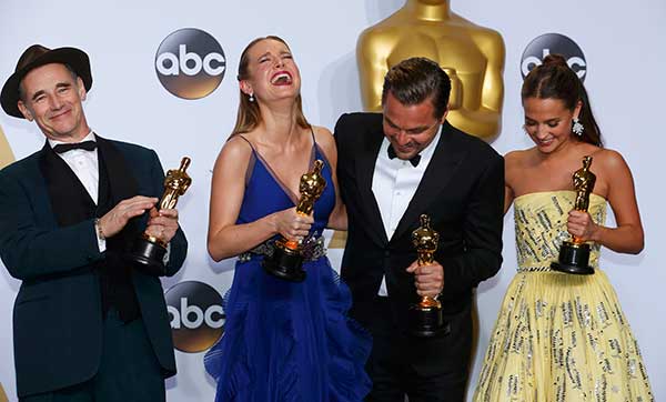 Chinese fans delight in DiCaprio's Oscar win