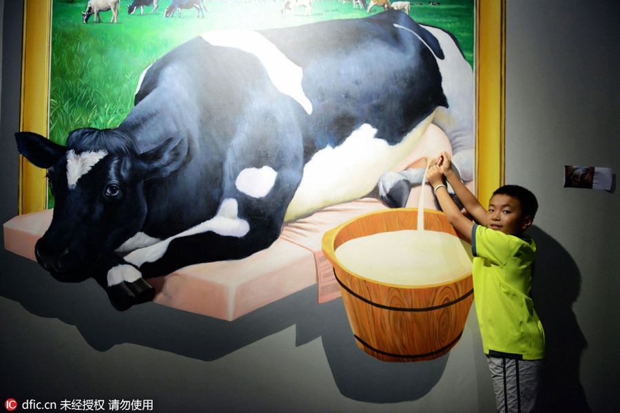 4D pictures give new taste to Qingdao International Beer Festival