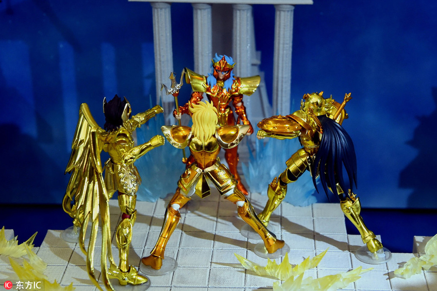 'Saint Seiya' 30th anniversary exhibition shines in Hong Kong