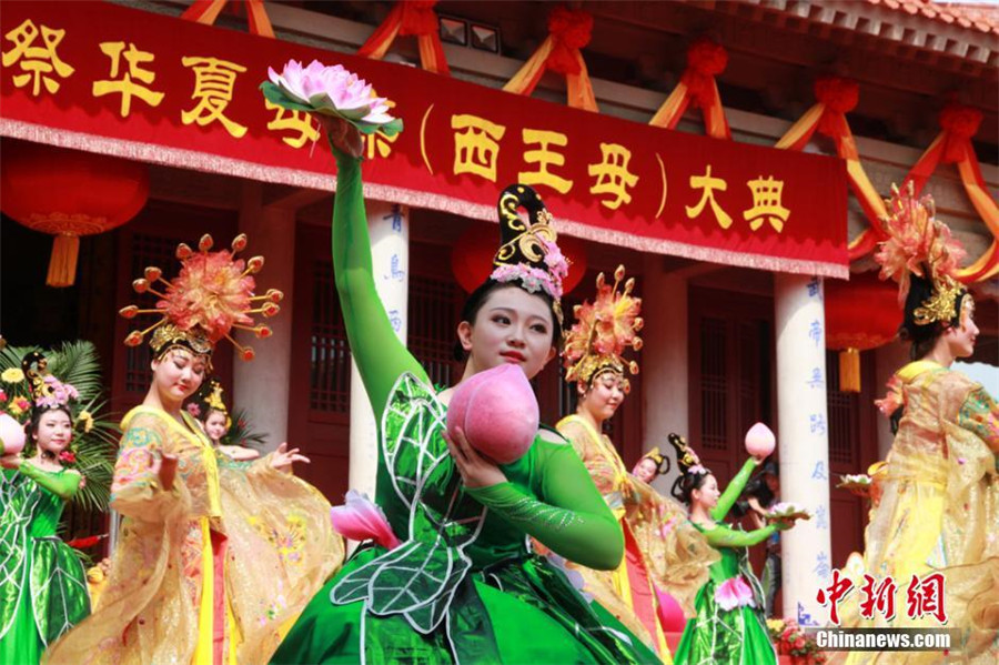 Sacrifice ceremony for Queen Mother of the West held in NW China