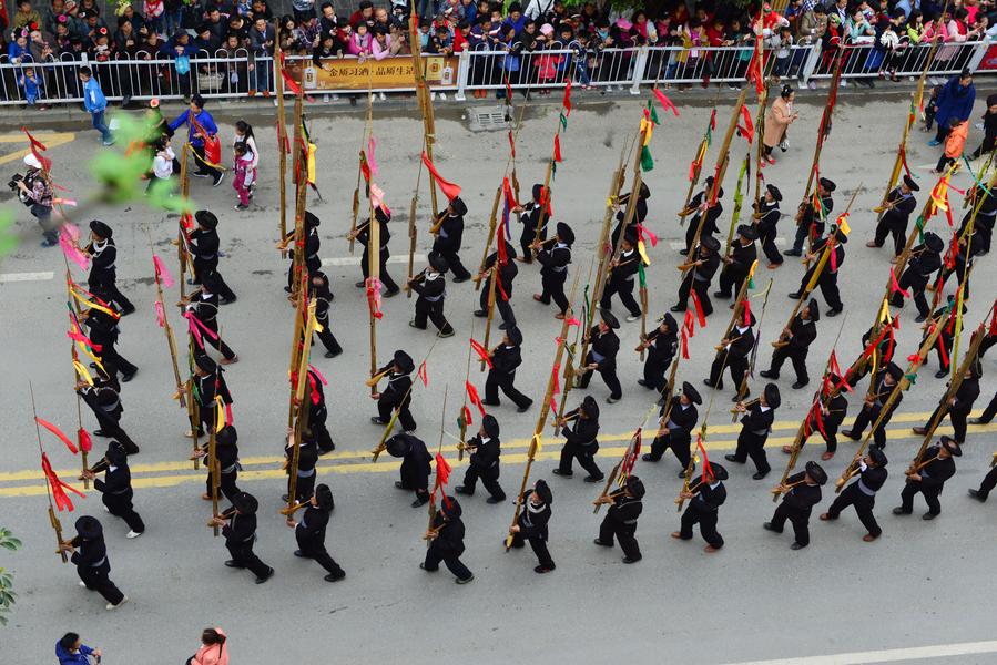 Miao Sisters Festival celebrated in SW China's Guizhou