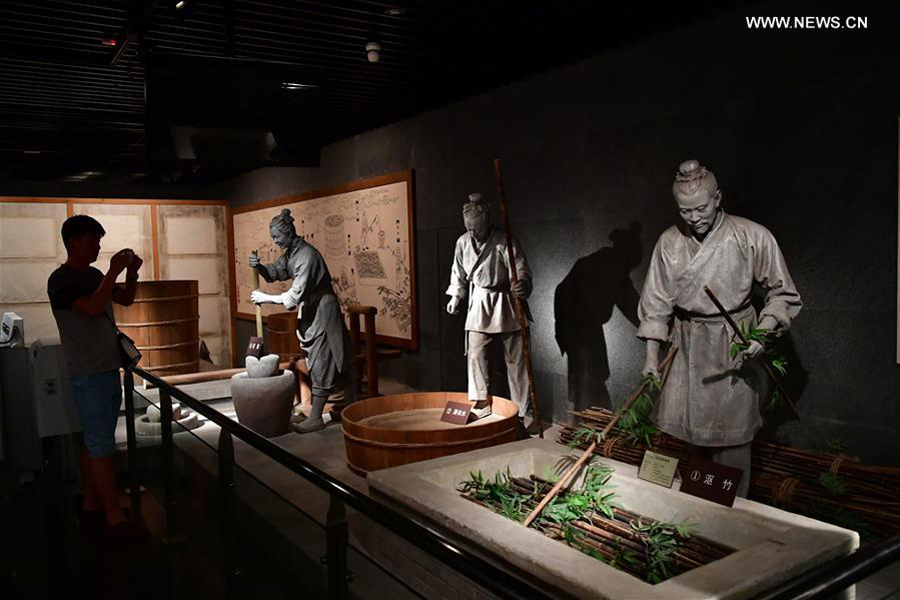 People visit National Museum of Chinese Writing in C China