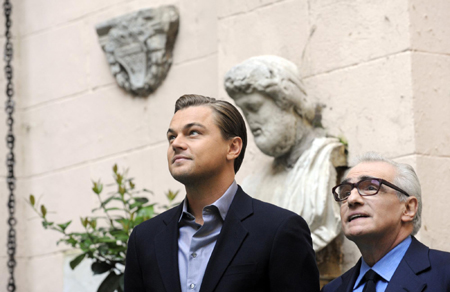 Leonardo DiCaprio attends a news conference to promote film 