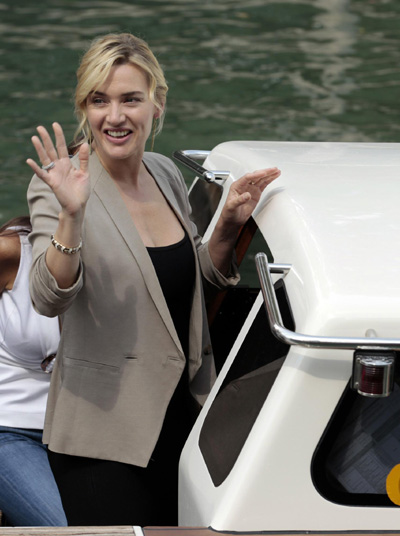 Kate Winslet in Venice for 'Carnage'