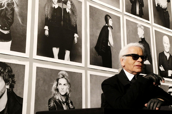 Karl Lagerfeld's photo exhibition 'Little Black Jacket'