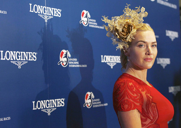 Kate Winslet and boyfriend in Hong Kong