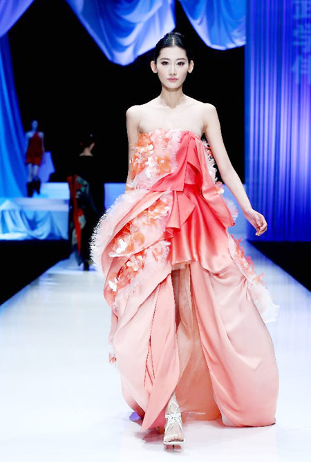 Top designer collection show in Beijing