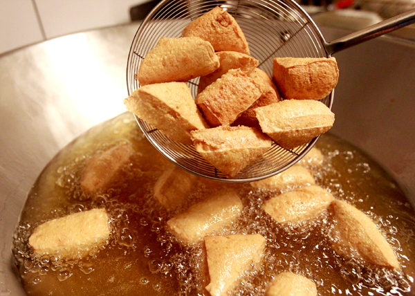 Stinky tofu in Taipei