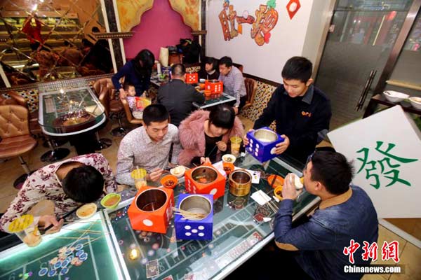 Casino-themed restaurant opens in Taiyuan