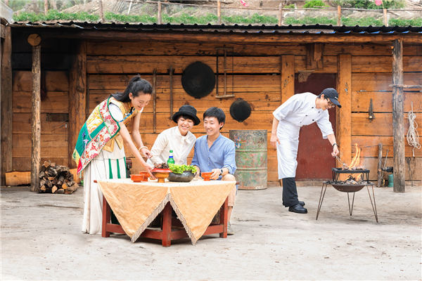 Pigs of paradise at Shangri-La restaurant