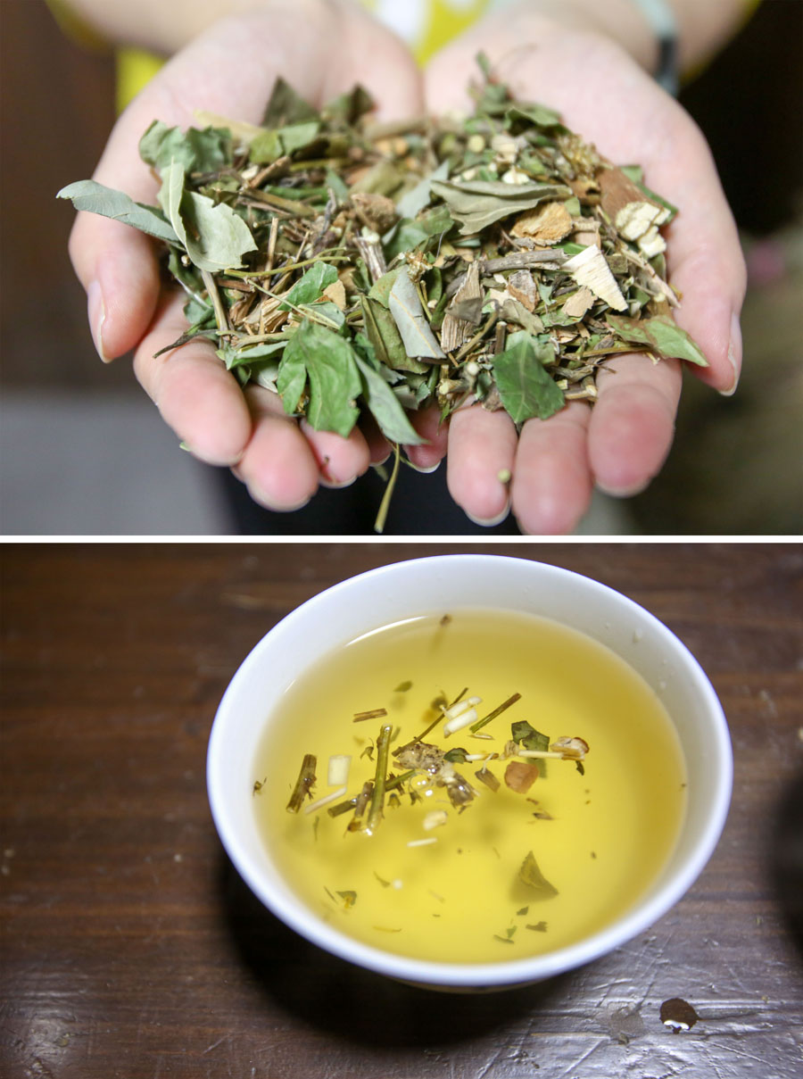 People collect herbs to make Duanwu tea around festival in E China