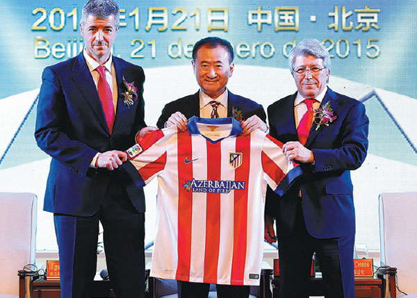 Wanda lands 20% stake in Atletico Madrid