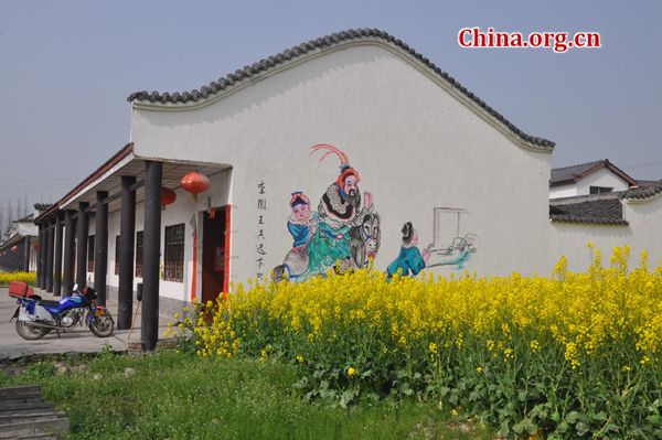 Spring scenery in Mianzhu, Scihuan