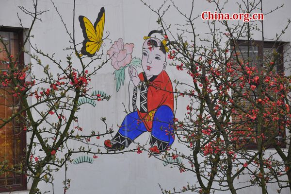 Spring scenery in Mianzhu, Scihuan