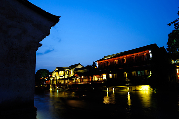 Feeling tender night in Wuzhen