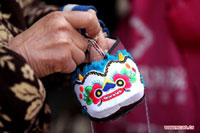 Lantern on sale to welcome Chinese Spring Festival