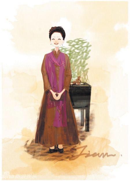 Cartoon drawings celebrate 52nd birthday of Peng Liyuan