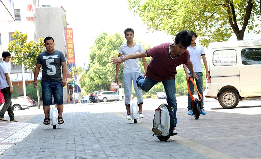 Wheeling around in scooters