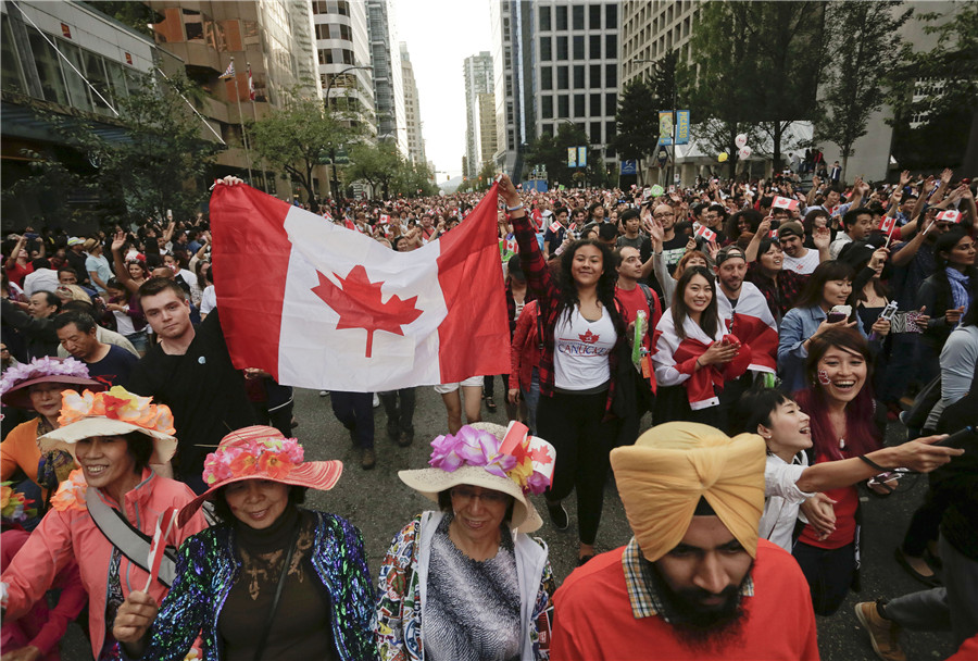 Celebrations held to mark 149th anniv. of Canada's foundation