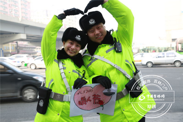 Traffic police's Valentine