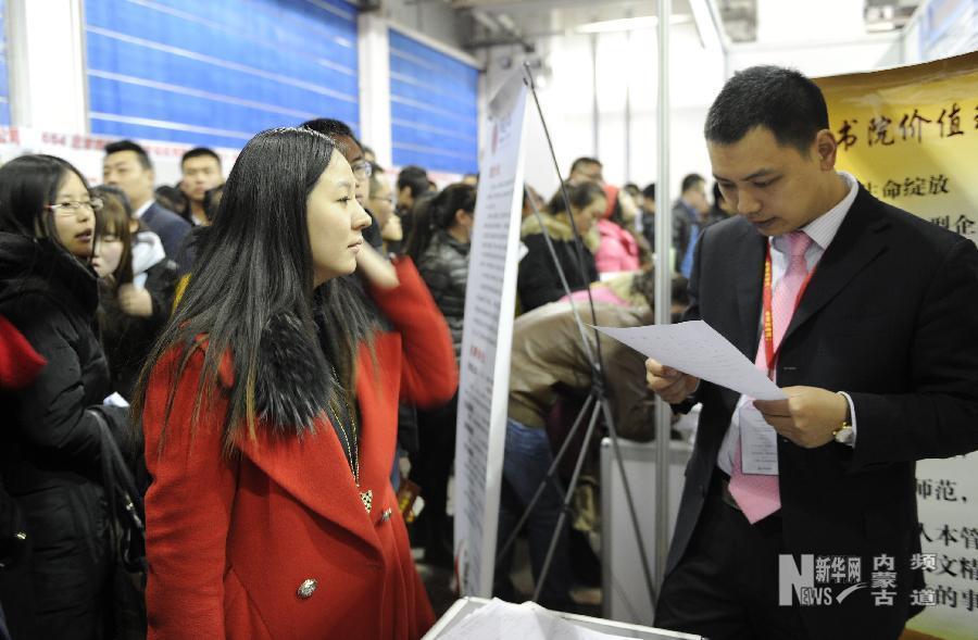 Spring Job Fair kicks off in North China